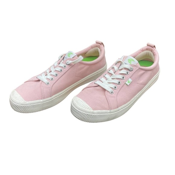Cariuma OCA Low Sneaker in Pink Rose Canvas - Women's Size 10 1/2 - Picture 16 of 16